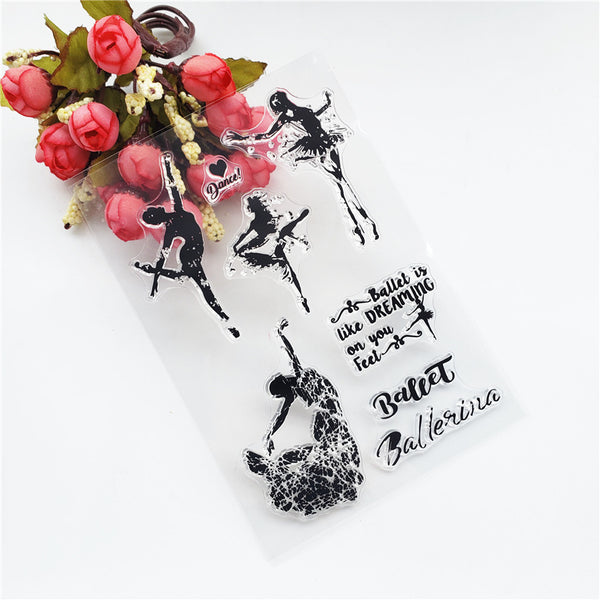 Ballet Dancer Stamps