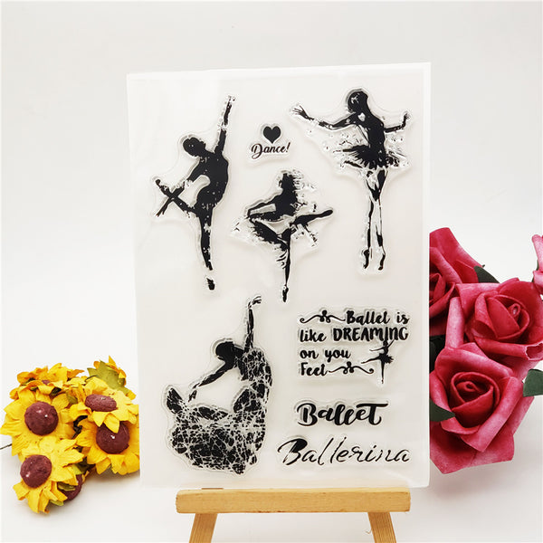 Ballet Dancer Stamps