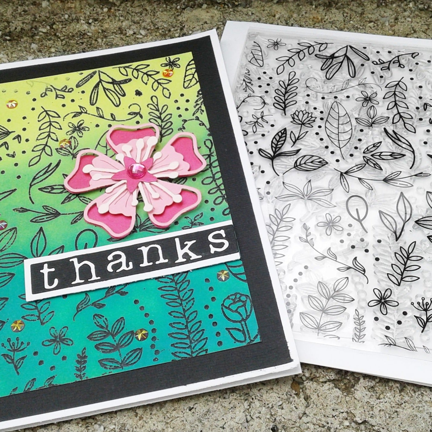 Floral backgrounds Stamps