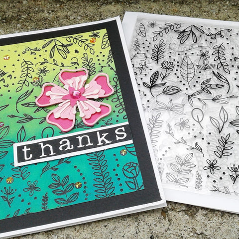 Floral backgrounds Stamps