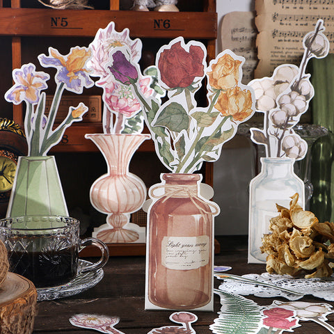Desktop Landscape Series Flower Notes Paper