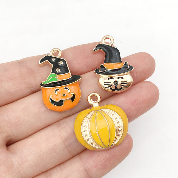 24Pcs Halloween Pumpkin Pendants