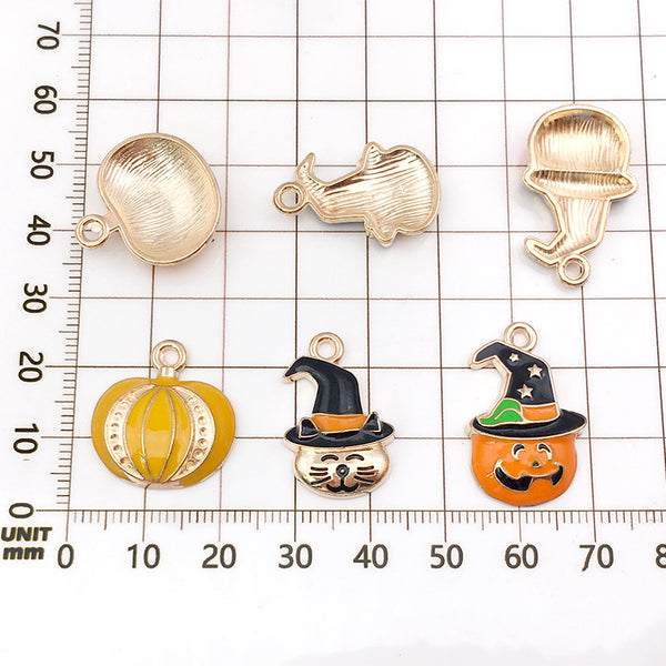 24Pcs Halloween Pumpkin Pendants