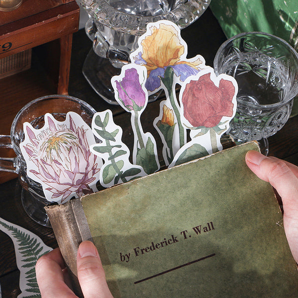 Desktop Landscape Series Flower Notes Paper