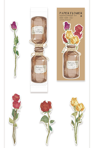 Desktop Landscape Series Flower Notes Paper