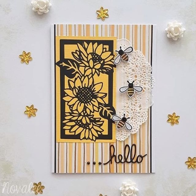 【Original】Sunflower Background Natural Dies