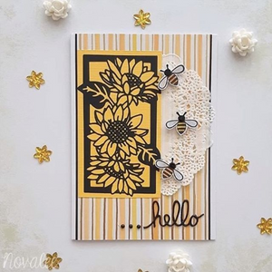 【Original】Sunflower Background Natural Dies
