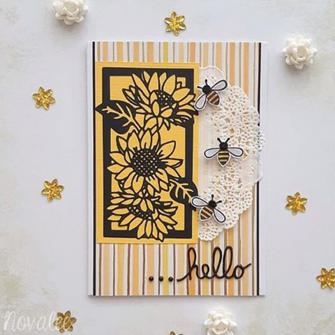 【Original】Sunflower Background Natural Dies