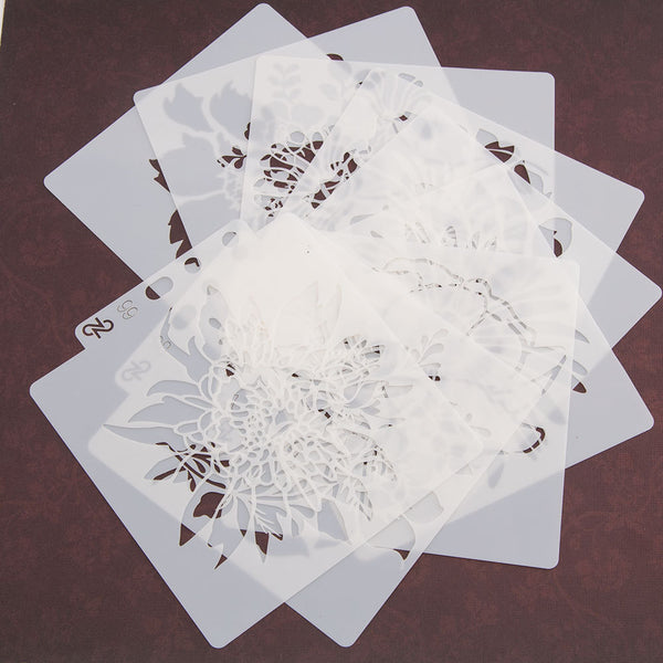 9PCS Layering Painting Stencils-B