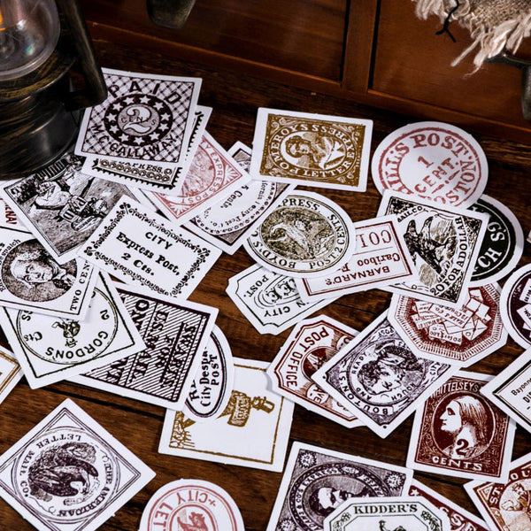 45 Pcs Medieval Stamp Stickers