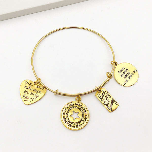 20Pcs English Letter Tags Pendants