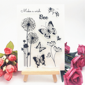 Butterfly Dandelion Stamps