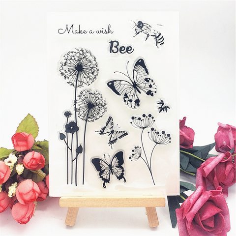 Butterfly Dandelion Stamps