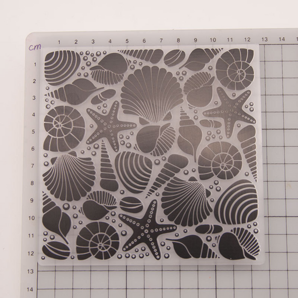 Starfish Shell Embossing Folder