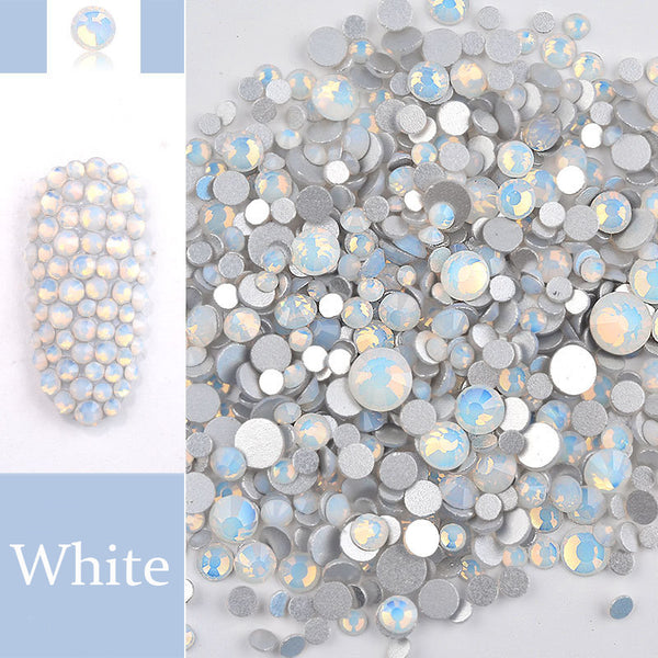 Colorful Glossy Small Diamond Opal