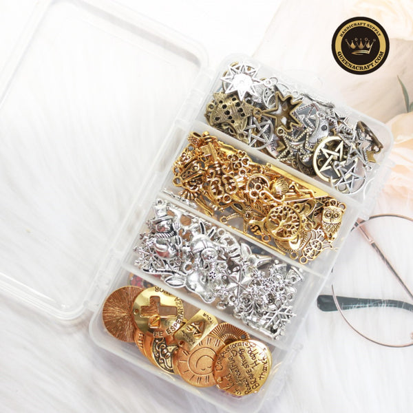 DIY Handcraft Accessories Mixed Material Box-A