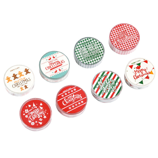Colorful Christmas Collection Paper Tape