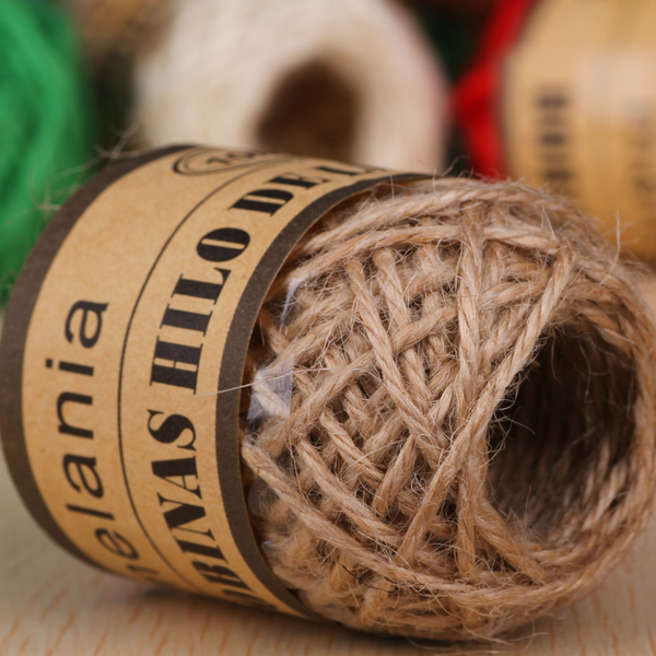 10M Weaving Natural Jute Decorative Twine Rope