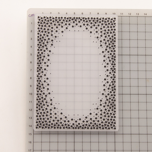 Dots in Circles EMBOSSING FOLDER