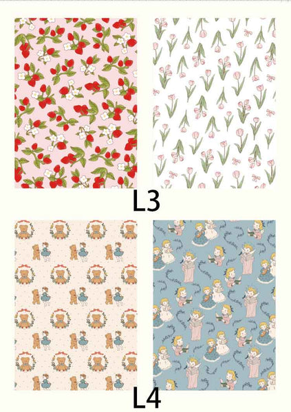 Cartoon Scrapbook Background Paper