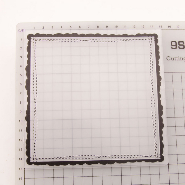 Square Frame Embossing Folder