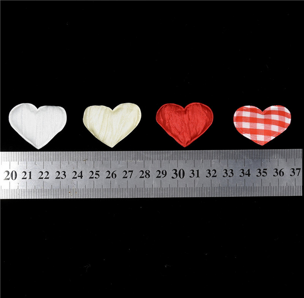 50PCS Decorative Folded Sponge Heart