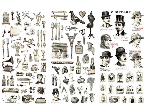 Cartoon & Literary Scrapbook Stickers