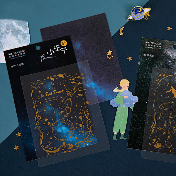 The Little Prince Series PET Hot Stamping Stickers