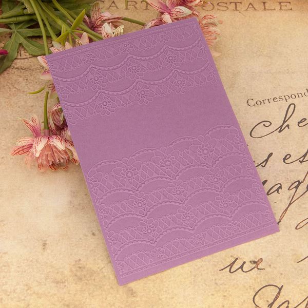 Lace Border EMBOSSING FOLDER