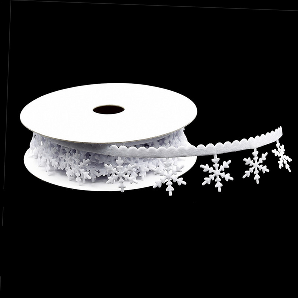 Non-Woven Snowflake Christmas Ribbon