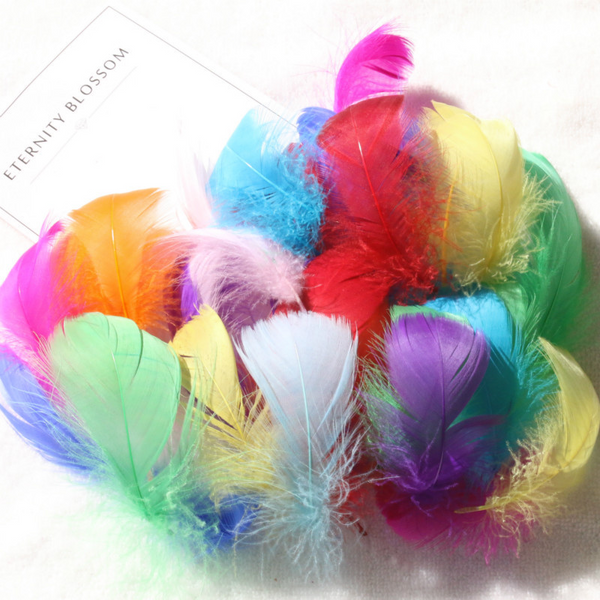50 Pcs Artificial Color Feather