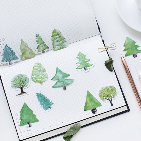 45PCS Little Forest Decorative Stickers