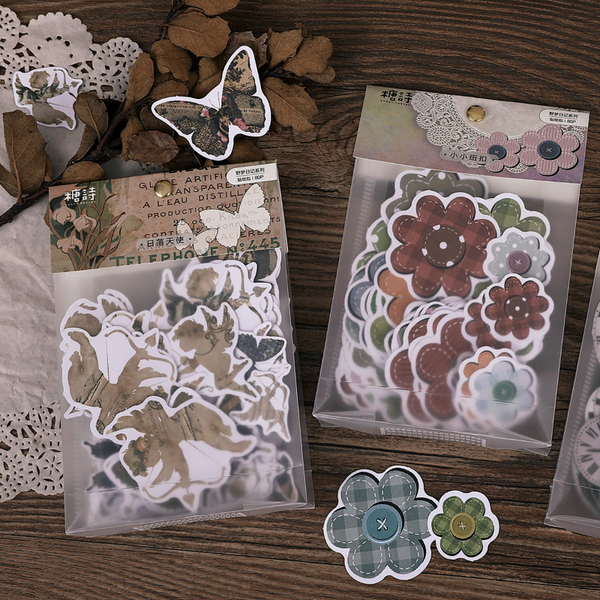 80PCS Wild Dream Series Sticker Bag