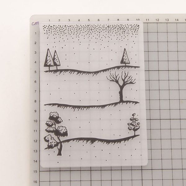 Snowy Day EMBOSSING FOLDER