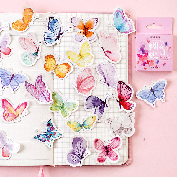 45PCS Butterfly Garden Decorative Stickers