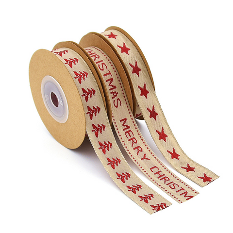 Cotton Christmas Ribbon Tape