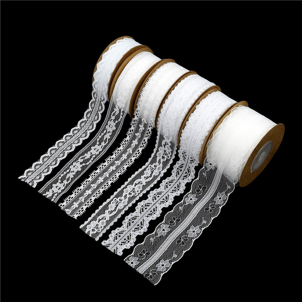Decorative White Non-stretch Lace Ribbon