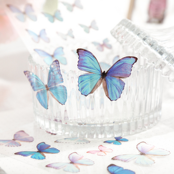 3Pcs Flutter Series PVC Stickers
