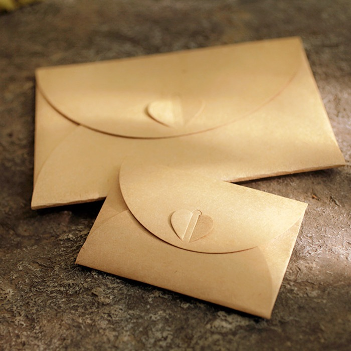5Pcs Romantic Love Letter European Love Button Envelope