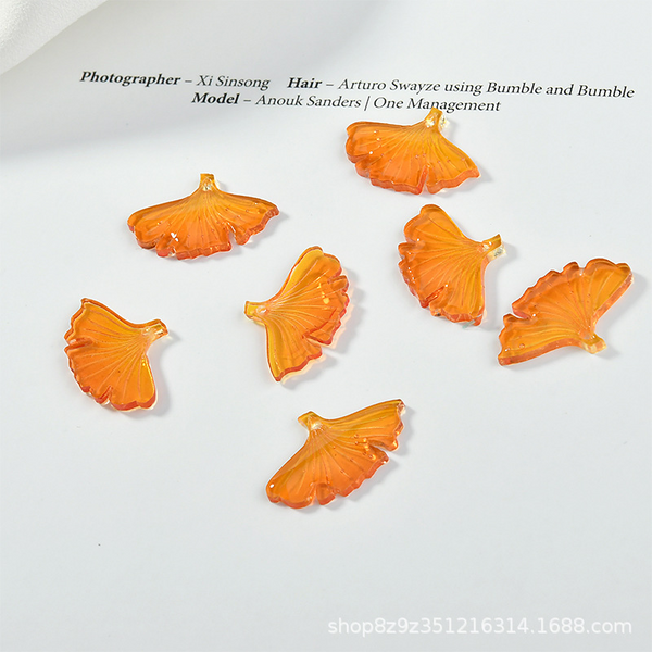 Autumn Maple Ginkgo Leaf Ornament