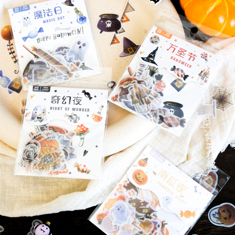 40PCS Fantasy Halloween Sticker Bag