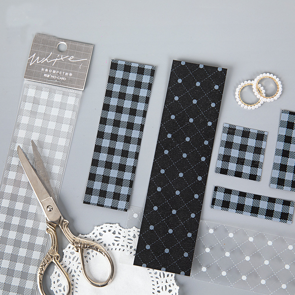 Fresh White Geometric Series Tape