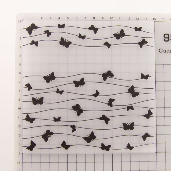 Butterfly Line Embossing Folder