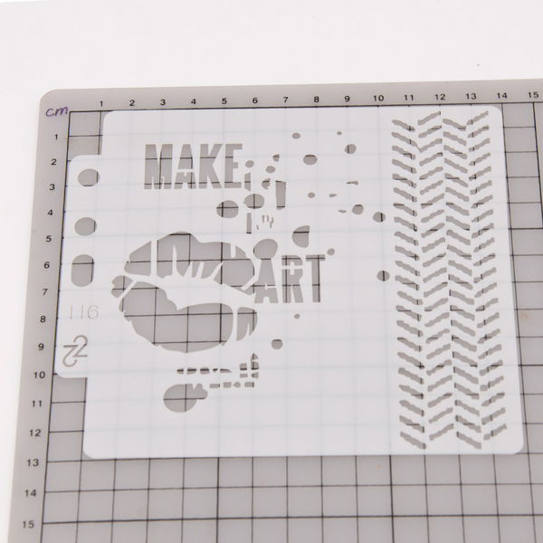 Make Art Layering Stencils Painting Template