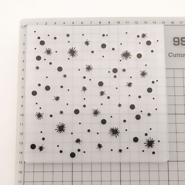 Snowflake Dots EMBOSSING FOLDER