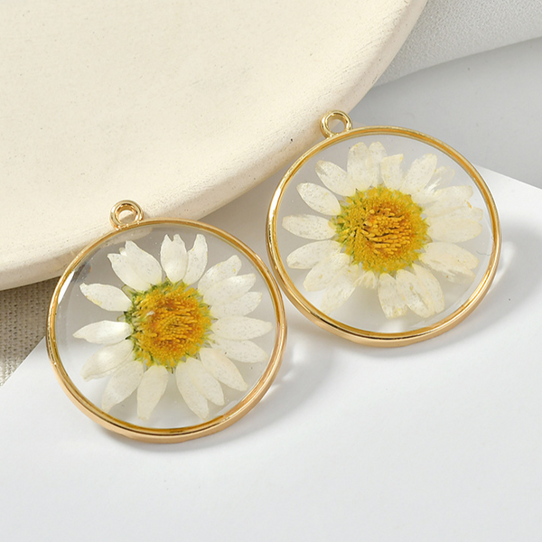Daisy Sunflower Alloy Pendant Accessories