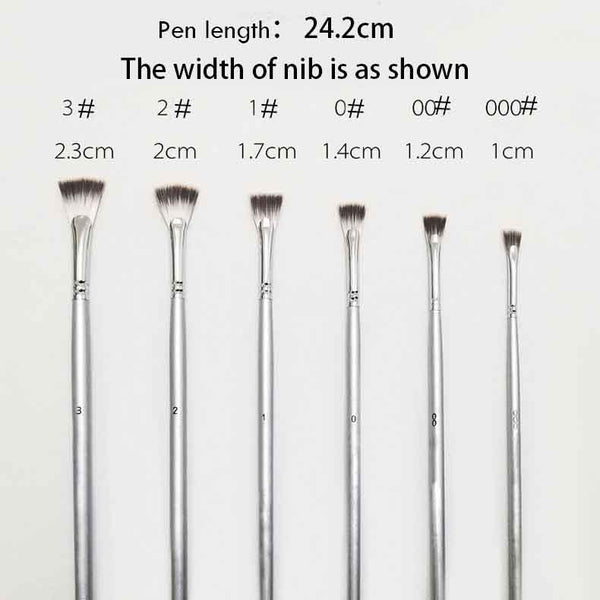 6 PCS High Quality Painting Brushes Set