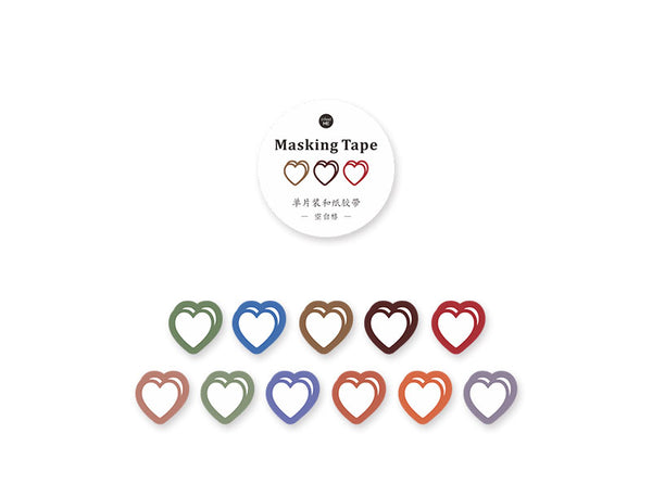 Fresh Love Shape Paper Tape