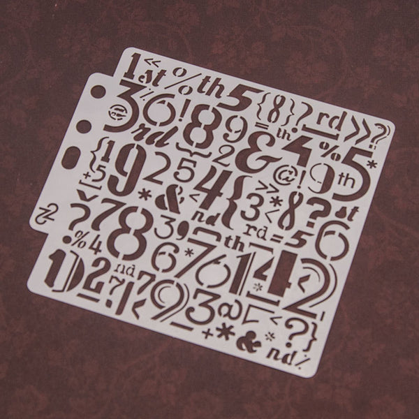 16PCS Layering Painting Stencils-A