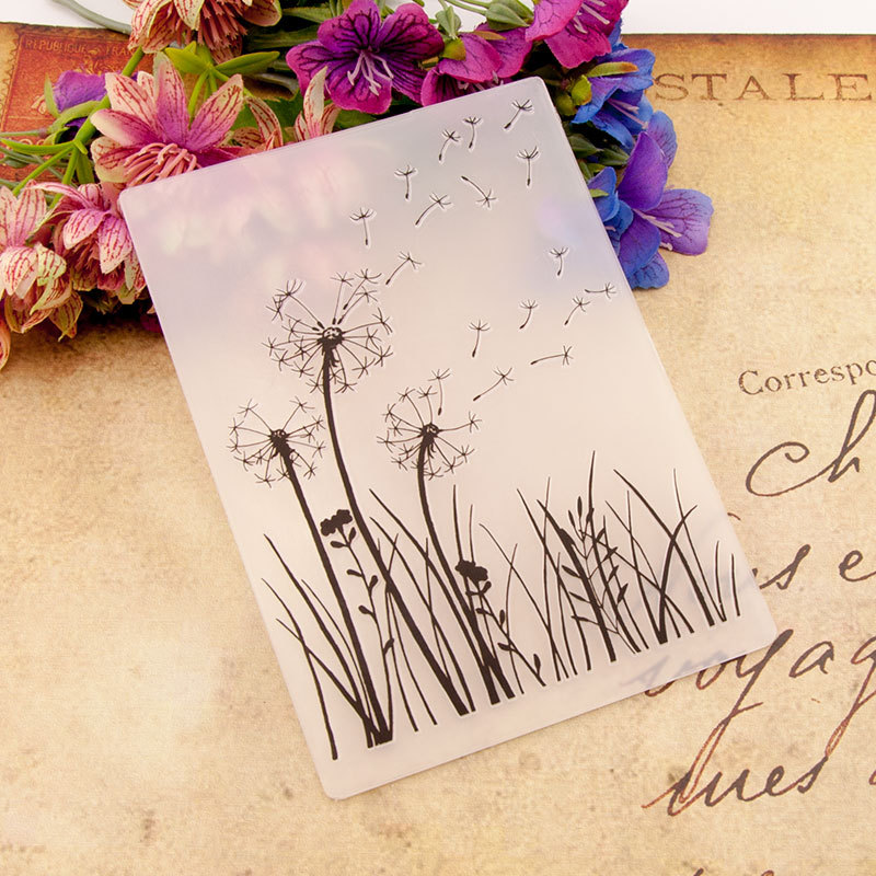 Dandelion Embossing Folder